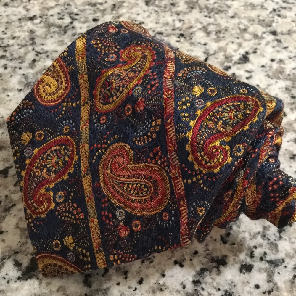 Jay Kos 100% silk handmade neck tie